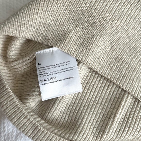 NWOT💕 Lululemon Merino Wool-Blend Ribbed Turtleneck Sweater SZ 12 - Picture 4 of 7